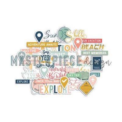 Masterpiece Design Summer Things Die Cuts - Text