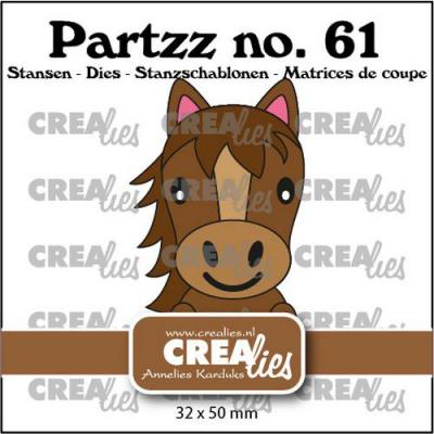 Crealies Partzz Nr. 61 Stanzschablonen - Pferd