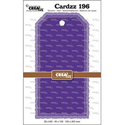 Crealies Cardzz Nr 196 Stanzschablonen - Slimline Etiketten mit unebene Kanten