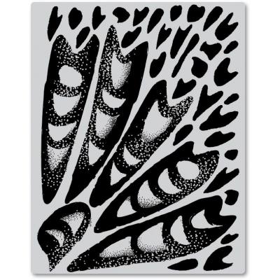 Hero Arts Cling Stamp - Abstract Butterfly Wing