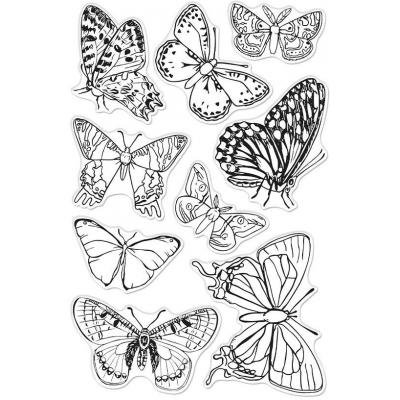 Hero Arts Clear Stamps - Beautiful Butterflies