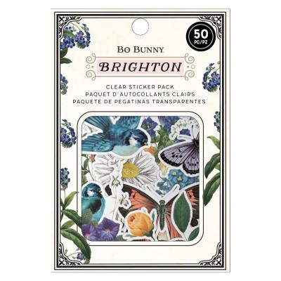 Bo Bunny Brighton Sticker - Die-Cut Clear Stickers