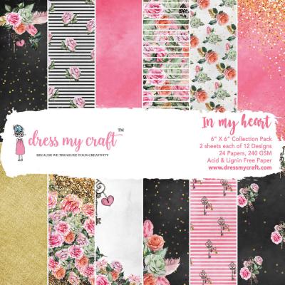 Dress My Crafts In My Heart Designpapiere - Paper Pad