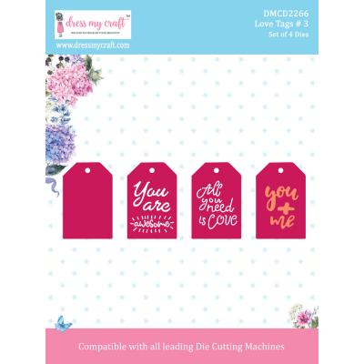 Dress My Craft Dies - Love Tags III