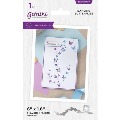 Gemini Confetti Border Elements Die - Dancing Butterflies