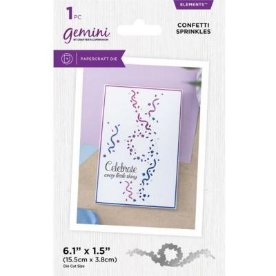 Gemini Confetti Border Elements Die - Confetti Sprinkles