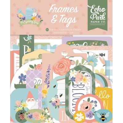 Echo Park It's Spring Time Die Cuts - Frames & Tags