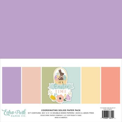Echo Park It's Easter Time Cardstock - Solid Kit