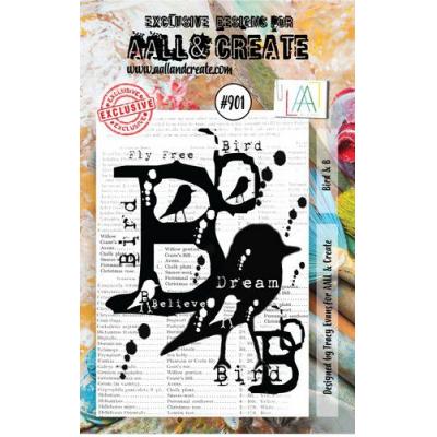 AALL & Create Clear Stamps Nr. 901 -  Bird & B