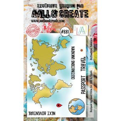AALL & Create Clear Stamps Nr. 881 - Destinations Unknown