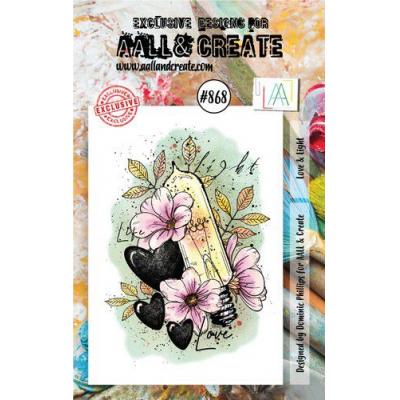AALL & Create Clear Stamps Nr. 868 - Love & Light
