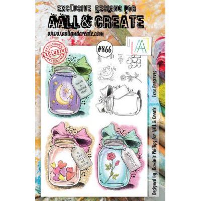 AALL & Create Clear Stamps Nr. 866 - Love Preserves