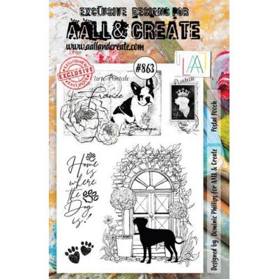 AALL & Create Clear Stamps Nr. 863 - Postal Pooch