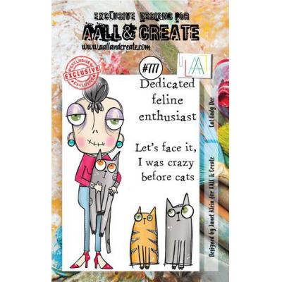 AALL & Create Clear Stamps Nr. 777 - Cat Lady Dee