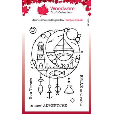 Creative Expressions Woodware Craft Collection Clear Stamps - Seaside Dreamcatcher