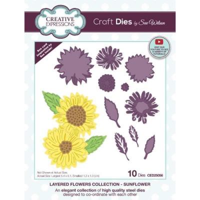 Creative Expressions Sue Wilson Craft Dies - Sunflower