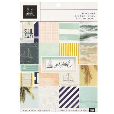 American Craft Heidi Swapp Set Sail Designpapiere - Paper Pad