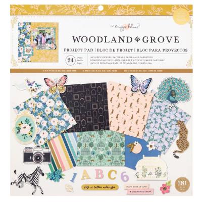 American Crafts Maggie Holmes Woodland Grove Scrapbooking Set- Project Pad