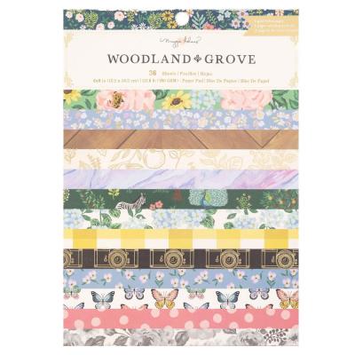 American Crafts Maggie Holmes Woodland Grove Designpapiere - Paper Pad