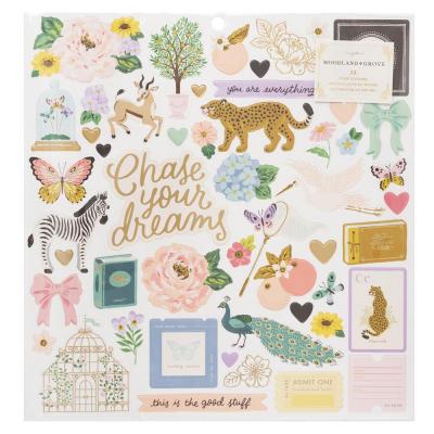 American Crafts Maggie Holmes Woodland Grove Sticker - Foam Stickers