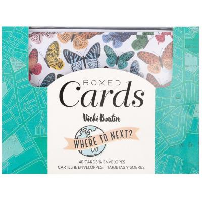 American Crafts Vicki Boutin Where To Next Karten - Card Kit