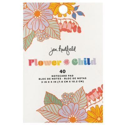American Crafts Jen Hadfield Flower Child Die Cuts - Notecards