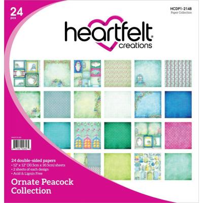 Heartfelt Creations Designpapiere - Ornate Peacock