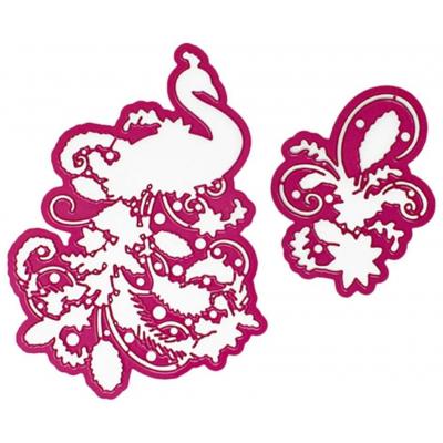 Heartfelt Creations Cut & Emboss Dies - Ornate Peacock