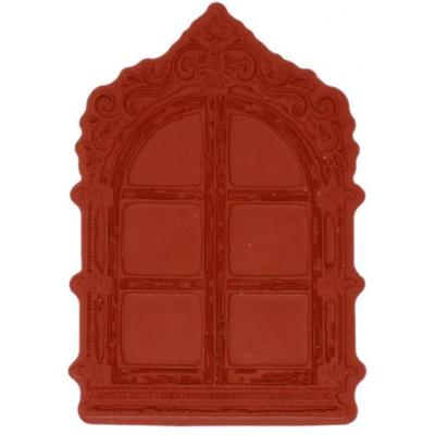 Heartfelt Creations Cling Rubber Stamp - Ornate Window