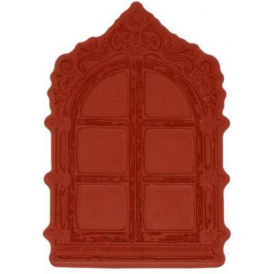Heartfelt Creations Cling Rubber Stamp - Ornate Window