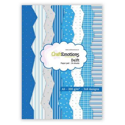 CraftEmotions Delft  Designpapiere - Paper Pad