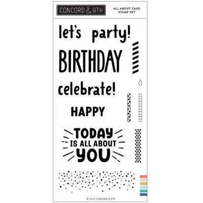 Concord & 9th Clear Stamps - All About Cake