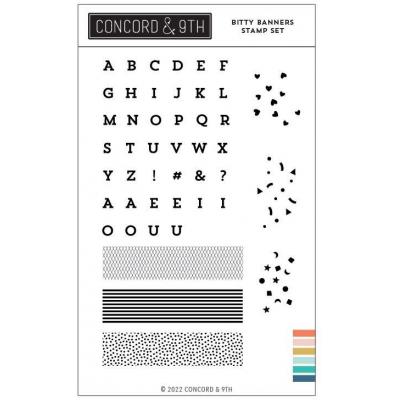 Concord & 9th Clear Stamps - Bitty Banners