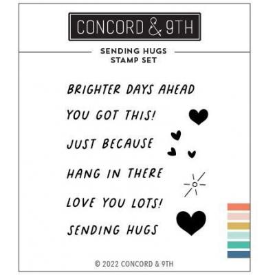 Concord & 9th Clear Stamps - Sending Hugs