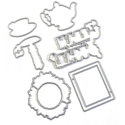 Elizabeth Craft Designs Metal Dies - Cream & Sugar