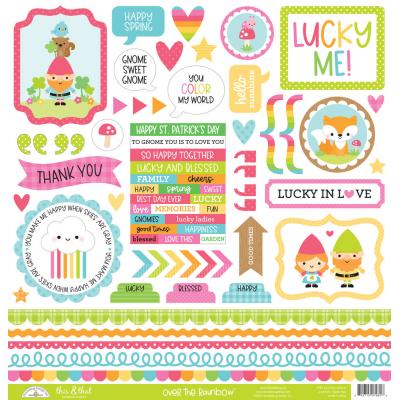 Doodlebug Design Over The Rainbow Sticker - This & That