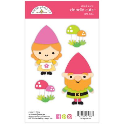 Doodlebug Design Over The Rainbow Doodle Cuts -  Gnomies
