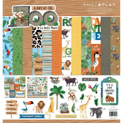 Photoplay Paper Day At The Zoo Designpapiere - Collection Pack