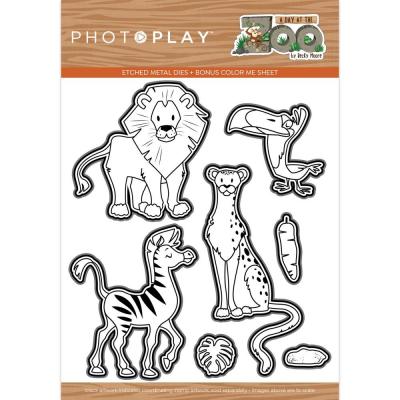 Photoplay Paper Day At The Zoo Etched Die - A Day At The Zoo