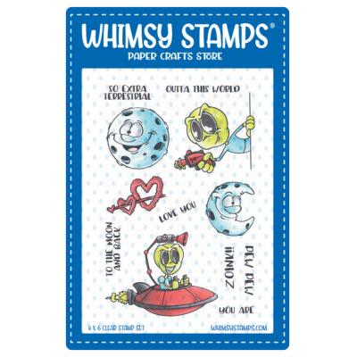 Whimsy Stamps Dustin Pike Clear Stamps - ExtraTerrestrial