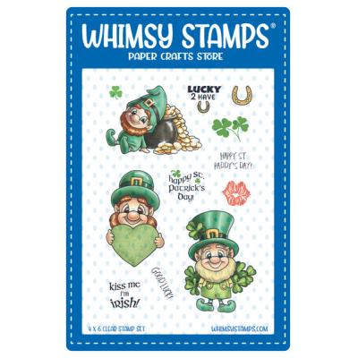 Whimsy Stamps Crissy Armstrong Clear Stamps - Lucky Leprechauns