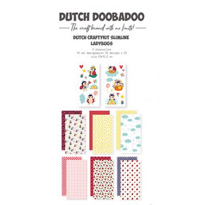 Dutch DooBaDoo Designpapiere - Ladybugs
