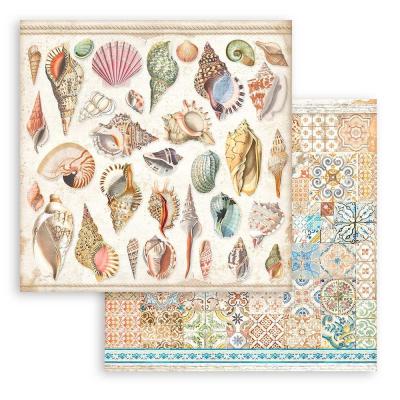Stamperia Blue Dream Designpapier - Shells