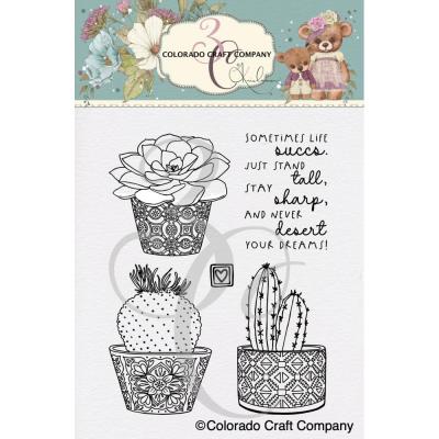 Colorado Craft Company By Kris Lauren Clear Stamps - Stay Sharp