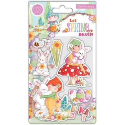 Craft Consortium Let Spring Begin Clear Stamps - Bunny