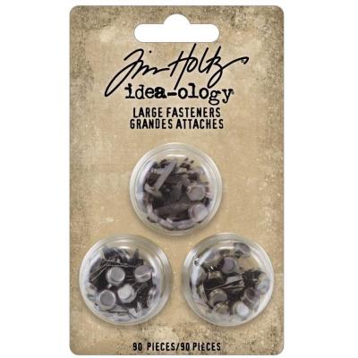 dea-ology Tim Holtz Embellishments - Metal Large Fasteners Antique