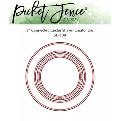 Picket Fence Studios Die - Connected Circles 3 Inch Shaker Creator
