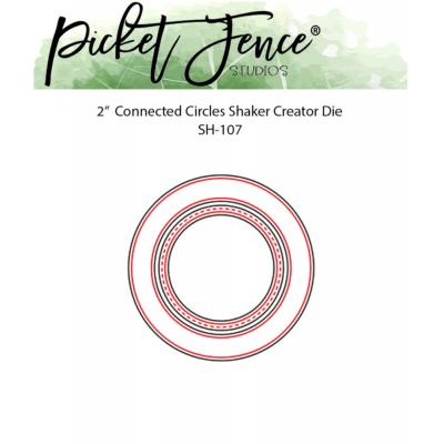 Picket Fence Studios Die - Connected Circles 2 Inch Shaker Creator