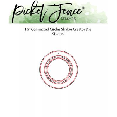 Picket Fence Studios Die - Connected Circles 1.5 Inch Shaker Creator