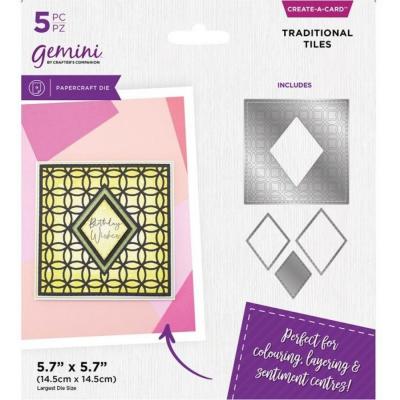 Gemini Create-a-Card Dies - Traditional Tiles